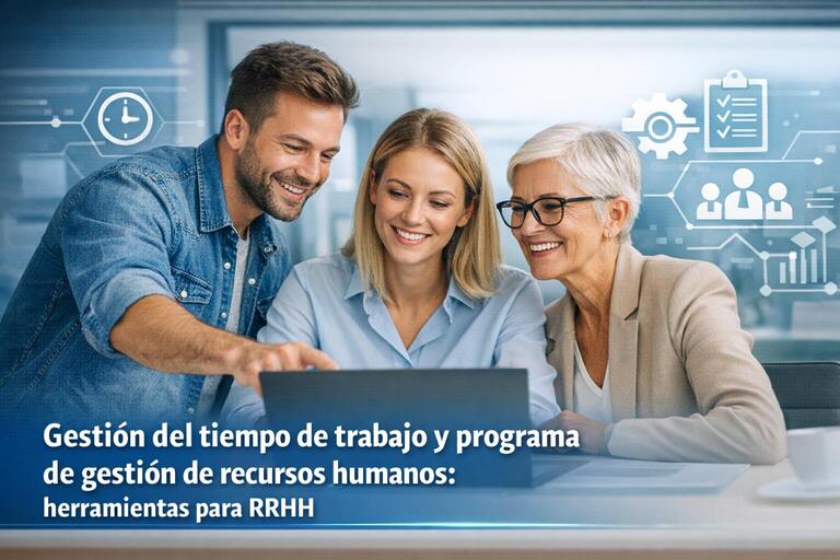 Foto acerca de Gestión del tiempo de trabajo y programa de gestión de recursos humanos: herramientas clave para RRHH Gestión del tiempo de trabajo y programa de gestión de recursos humanos: herramientas clave para RRHH